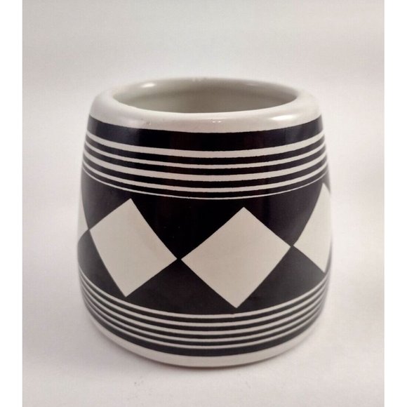 The Treasure Chest Southwestern Black & White Geometric Mug Cup Las Cruces NM #2 - Picture 2 of 8